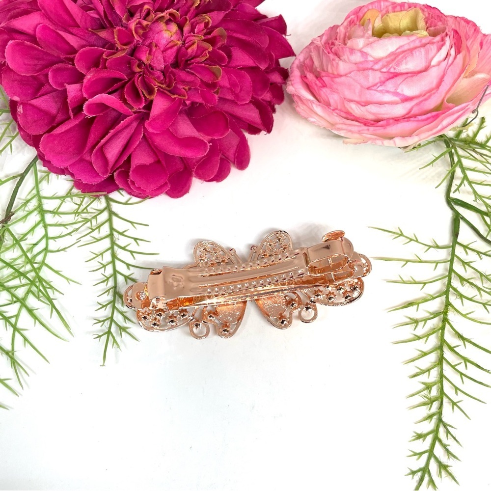 NEW⚜️Butterfly Crystal Embellished Hair Clip - Picture 4 of 5